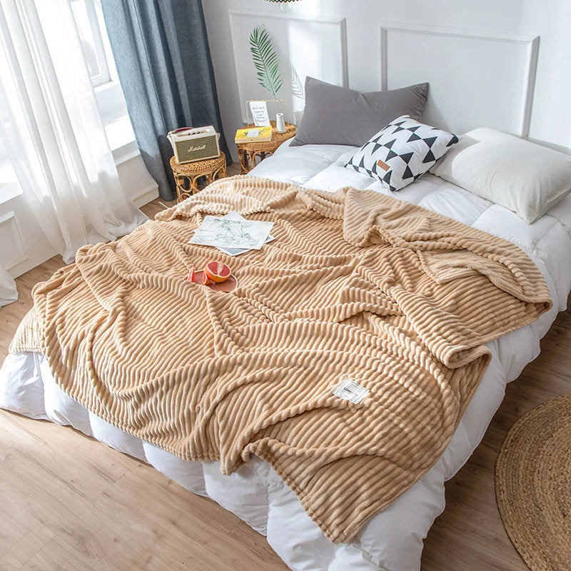 Afralia™ Cozy Hug Blanket - Soft Sweatshirt Throw for Sofa & Bed