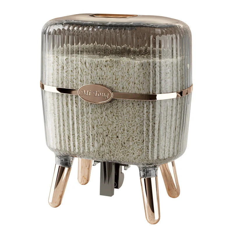 Afralia™ Rice Grains Storage Box Insect-Proof Moisture-Proof Sealed Kitchen Container Jar