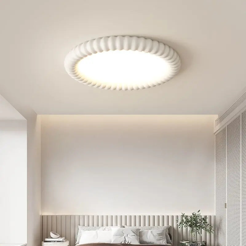Afralia™ Modern Minimalist Circular Ceiling Light for Master Bedroom and Study Area