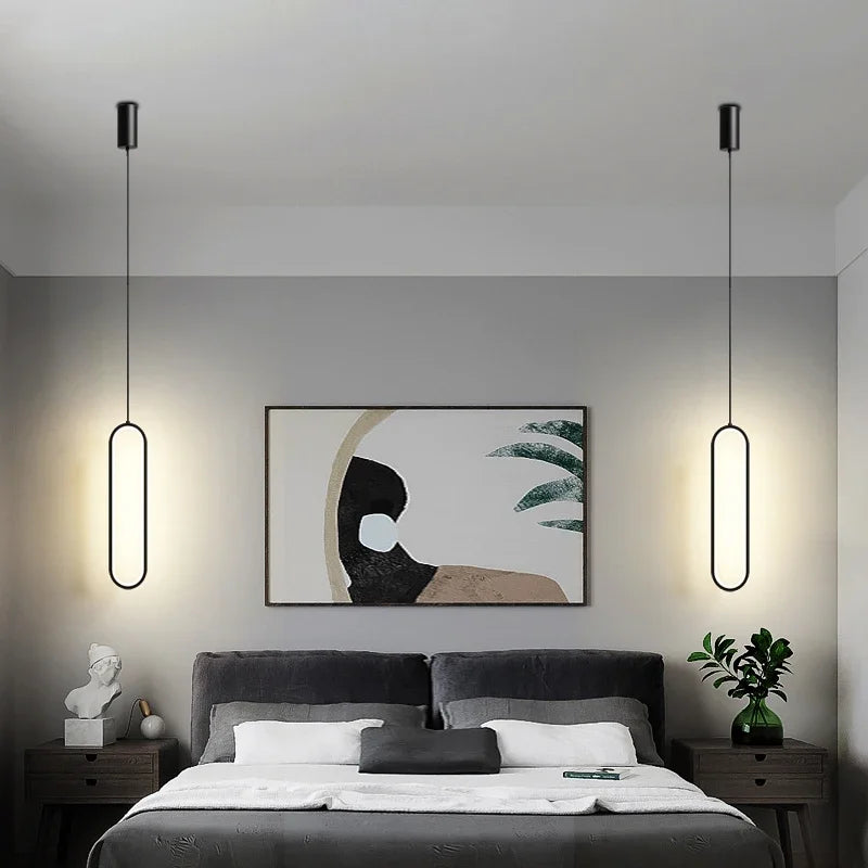 Afralia™ Aluminium LED Chandelier for Minimalist Restaurant, Bar, and Living Spaces