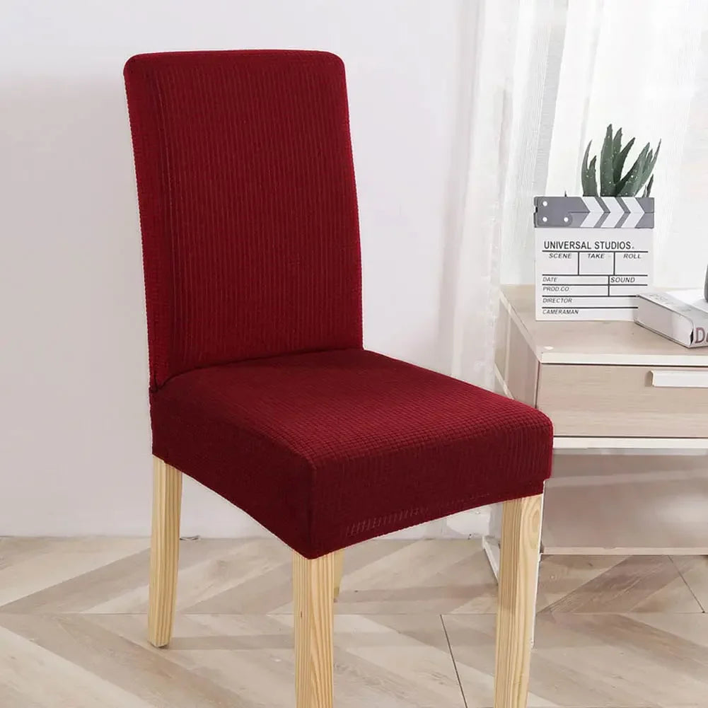 Afralia™ Stretch Dining Chair Sleepcover in Solid Color