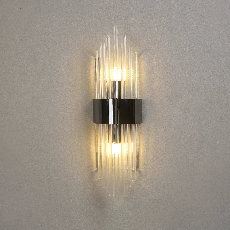 Afralia™ Crystal Wall Lamp: Elegant Decor for Living Room, Bedroom, or Bedside Fixtures