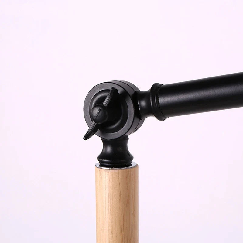 Afralia™ Wood Art LED Floor Lamp for Living Room, Bedroom, Study, and Dining Area