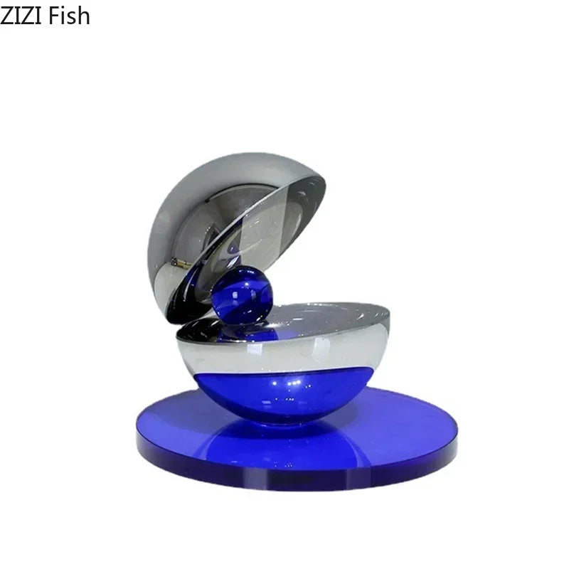 Afralia™ Spherical Crystal Ball Ornaments for Desk Decoration and Abstract Artwork