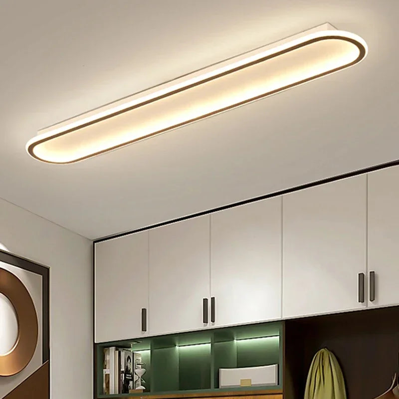 Afralia™ Modern LED Lustre Ceiling Lamp for Home Decor Lighting