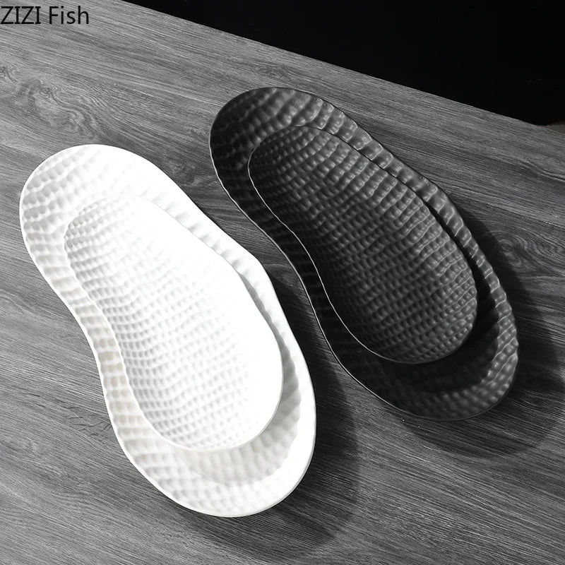 Afralia™ Ceramic Fruit Bowl Tray for Snacks & Desserts