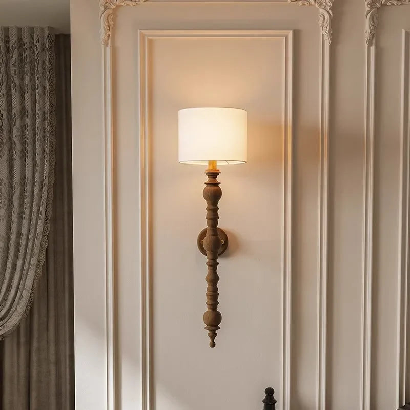 Afralia™ LED Wood Wall Light for Living Room Interior Decoration with Entrance Lighting