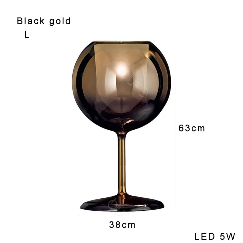 Afralia™ Glass Gold Table Lamp: Luxury Designer Desk Light for Elegant Living Spaces