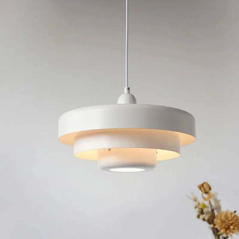 Afralia™ Retro Orange LED Chandelier for Restaurant, Home, and Bar Lighting