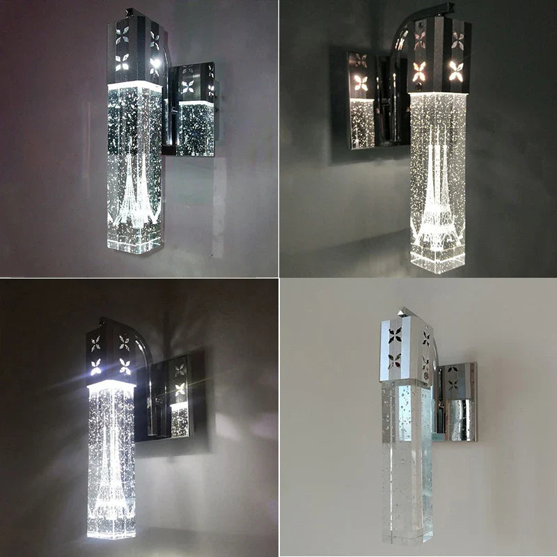 Afralia™ Bubble Crystal LED Pendant Lights in Gold/Silver