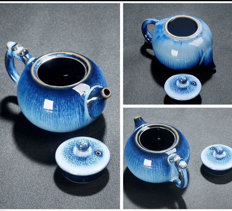 Afralia™ Exquisite Star Glaze 250ml Kung Fu Tea Pot Yixing Clay Teapot Kettle