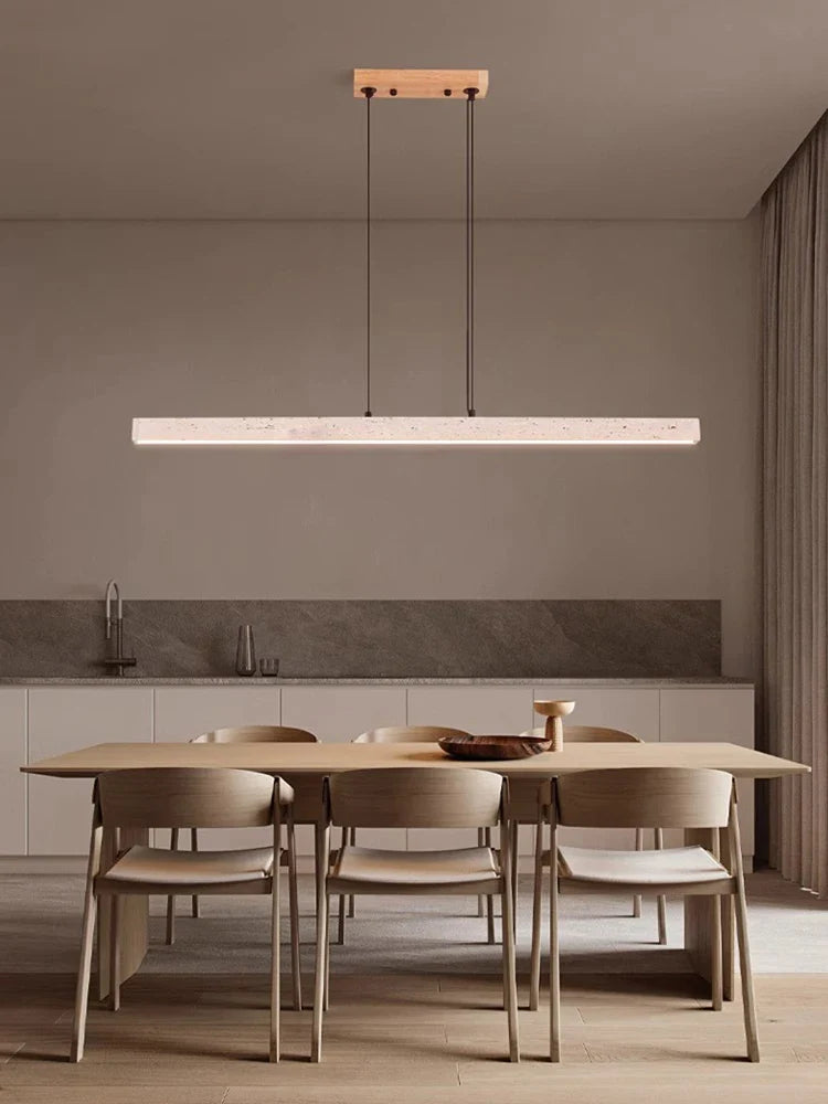 Afralia™ Natural Stone LED Chandelier for Dining and Living Rooms