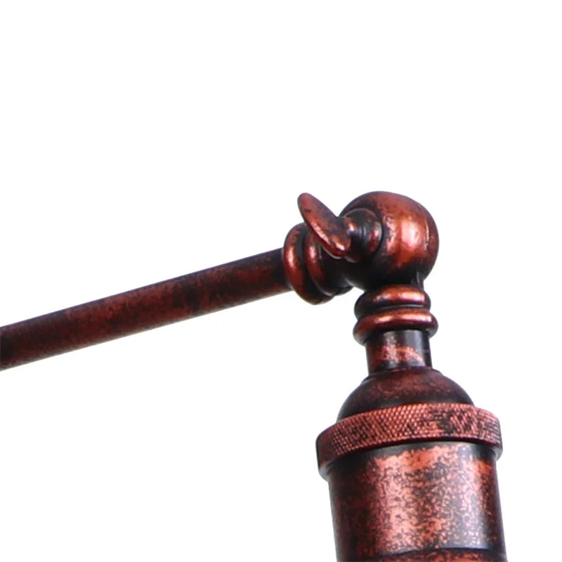 Afralia™ Adjustable Rustic LED Wall Lamp Antique Industrial Style Iron Vintage Lightings