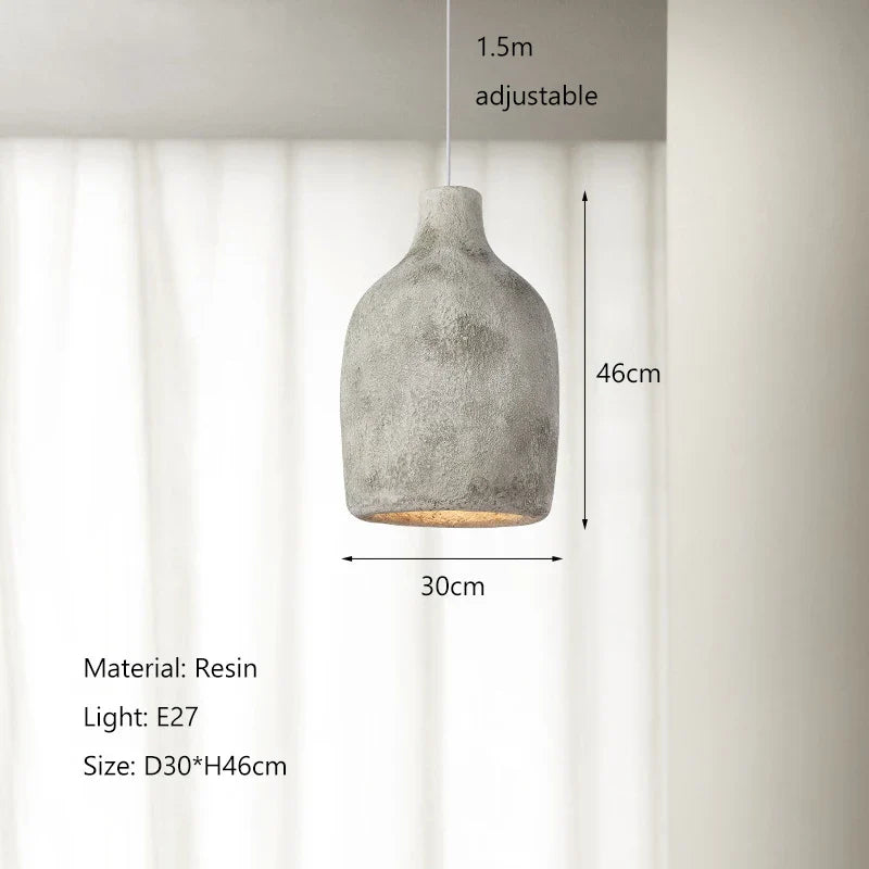 Afralia™ Nordic Wabi Sabi Pendant Lights Chandelier for Home Decor & Bedroom