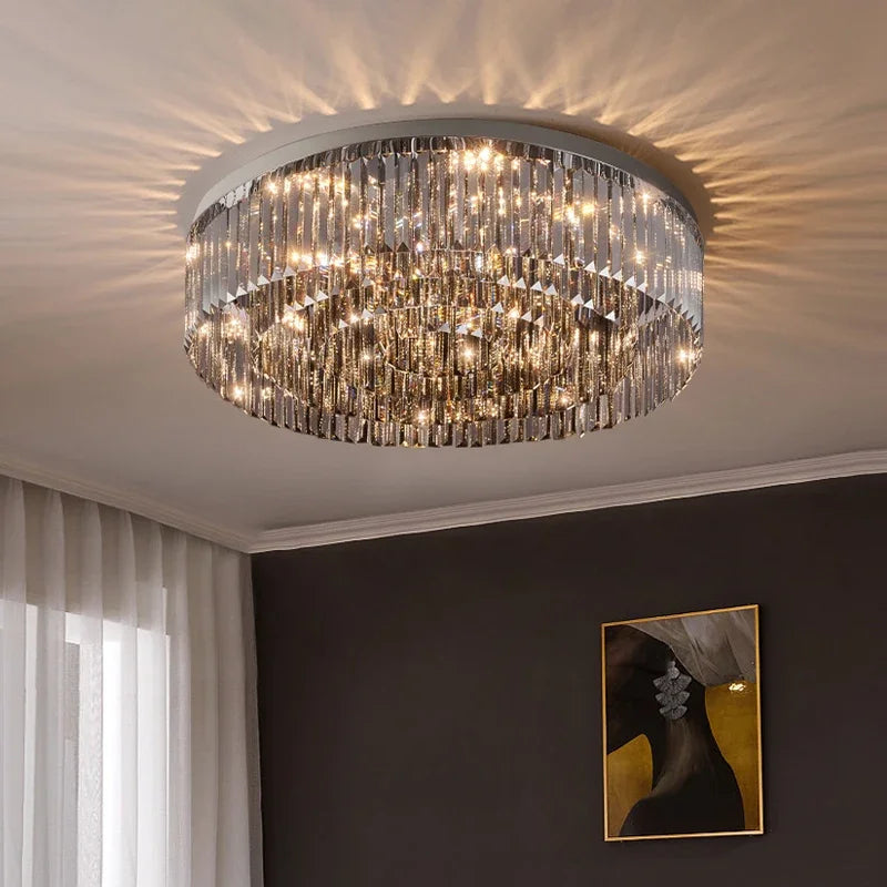 Afralia™ Crystal Chandelier: Luxury Nordic Ceiling Light for Home Interior Decoration