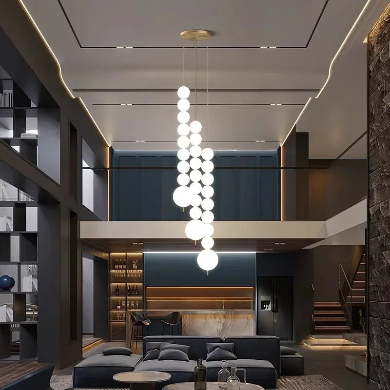 Afralia™ Nordic Pendant Chandelier Dining Room Ceiling Lamp Living Room Hanging Light