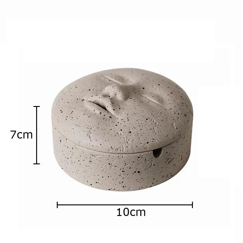 Afralia™ Human Face Character Ashtray Office Desk Decoration Weed Smoking Accessories Gift