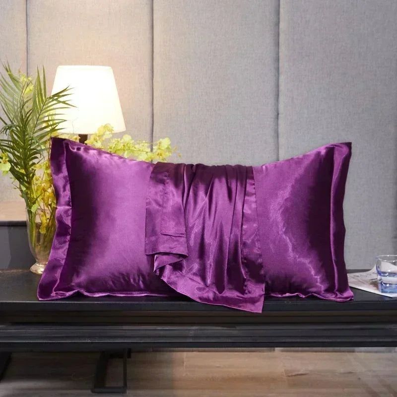 Afralia™ Silky Mulberry Silk Pillowcase | Luxury Skin Beauty Smooth Pillow Cover