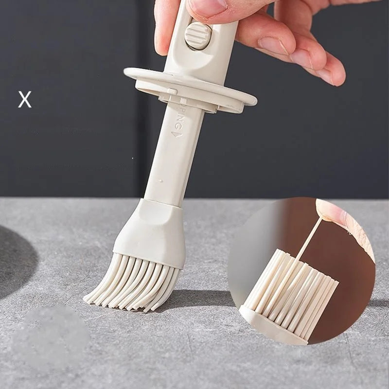 Afralia™ Glass Oil Bottle: Portable Kitchen Oil Brush for Cooking, Baking, Barbecue