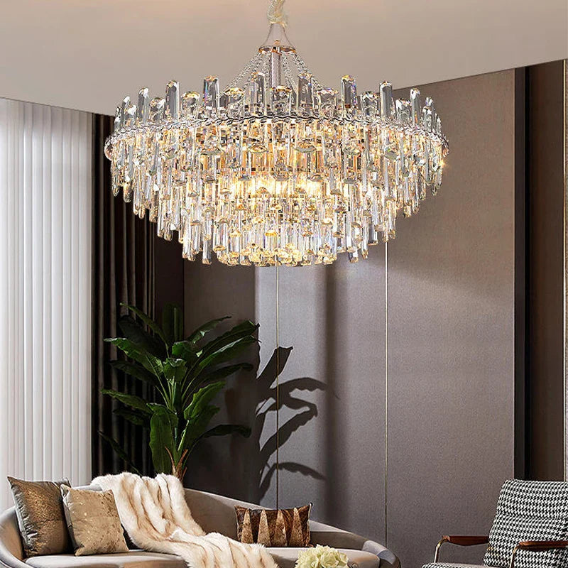 Afralia™ Crystal Chandelier for Modern Luxe Home, Bedroom, Dining Room Villas