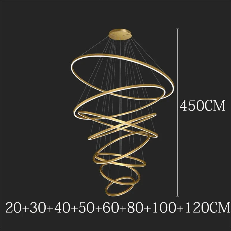 Afralia™ Modern LED Pendant Light for Living Room Dining Room Chandeliers Indoor Lighting