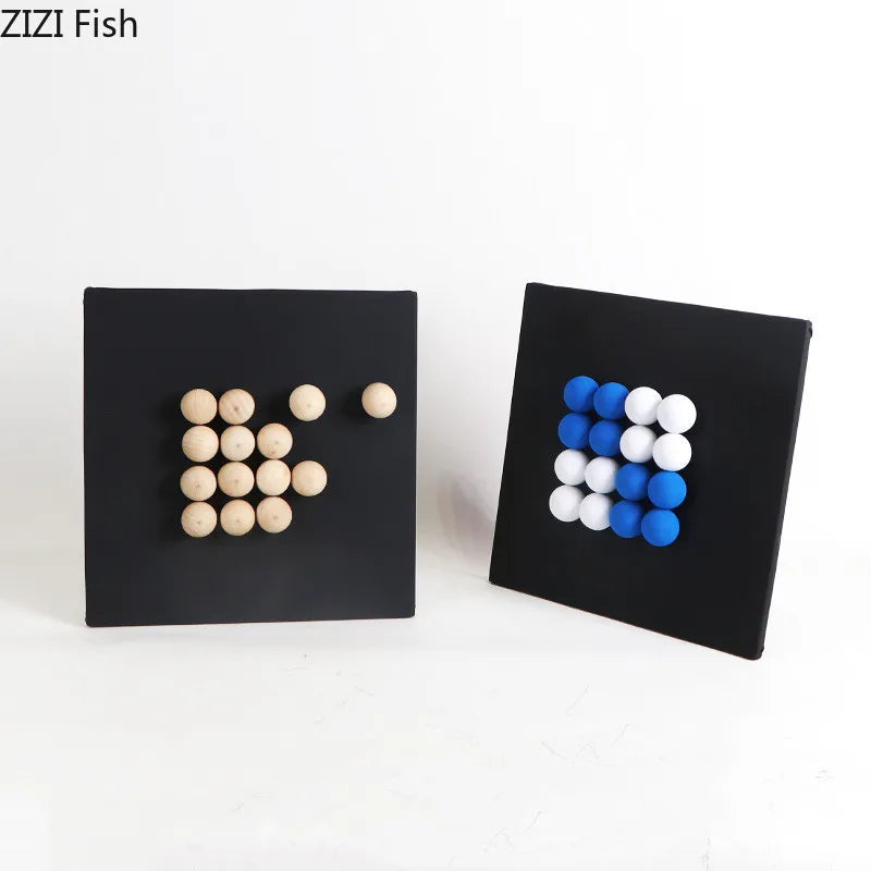 Afralia™ 3D Ball Hanging Wall Decor Ornaments Modern Living Room Background Art