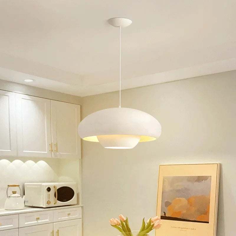 Afralia™ Mushroom Pendant Lights: Nordic Minimalist Chandeliers for Dining Room & Bar