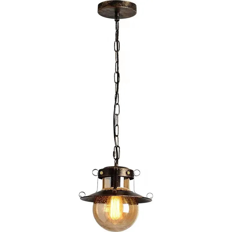 Afralia™ Glass Pendant Chandelier E27 Dining Living Room Kitchen Light Art