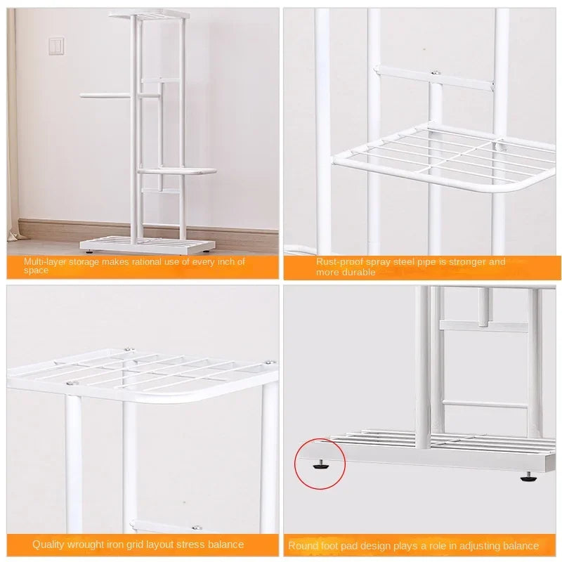 Afralia™ Plant Stand Shelf Holder for Multiple Flower Pots Display