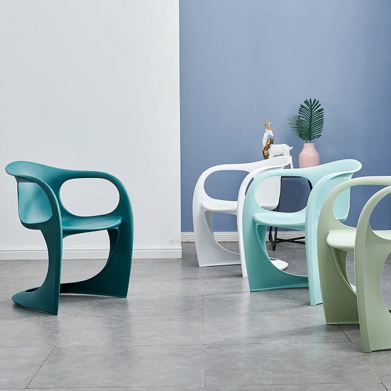 Nordic Acrylic Dining Chair by Afralia™ - Designer Pan Dong Chair for Living Room
