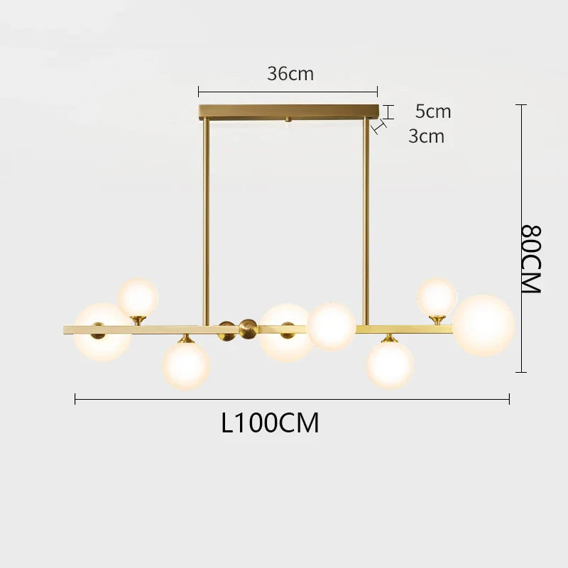 Afralia™ Modern LED Pendant Chandeliers Dining Room Hanging Ceiling Light