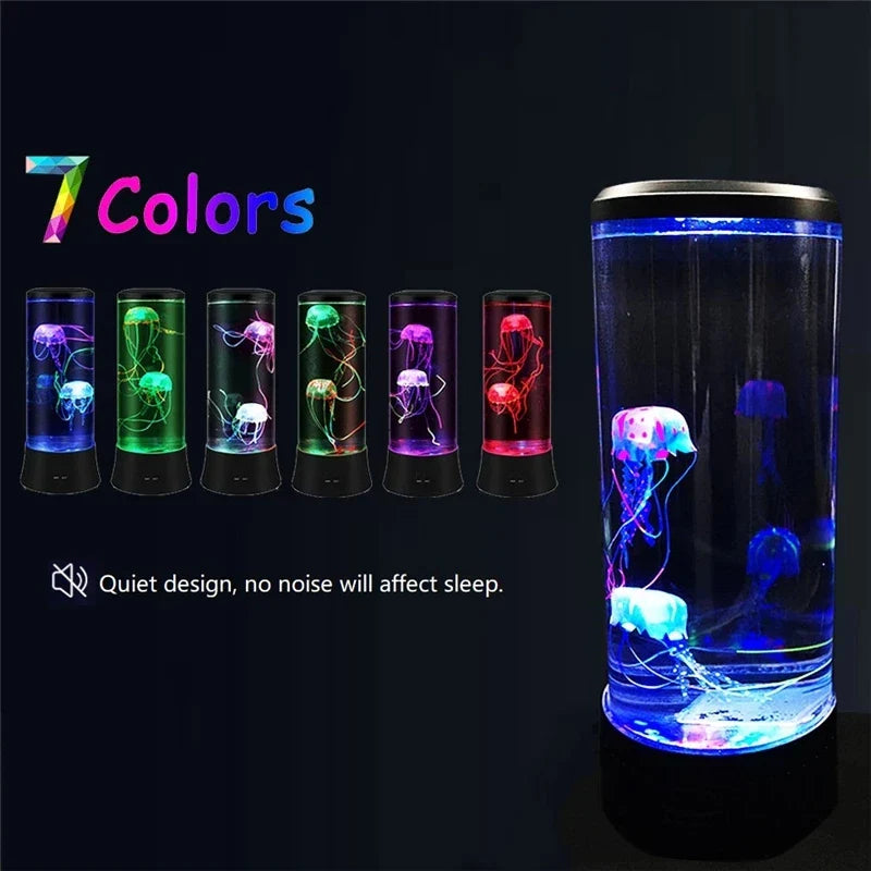 Afralia™ LED Jellyfish Lamp Color Changing Night Light Aquarium Mood Lights