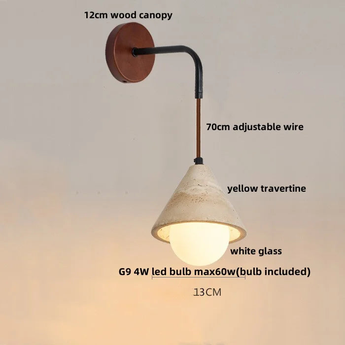 Afralia™ White Glass LED Wall Light Sconce with Pull Chain Switch for Bedroom and Bar