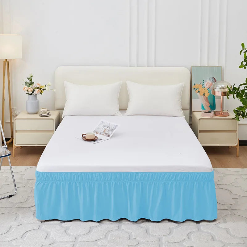 Afralia™ Non Slip Elastic Bed Skirt for Queen King Beds