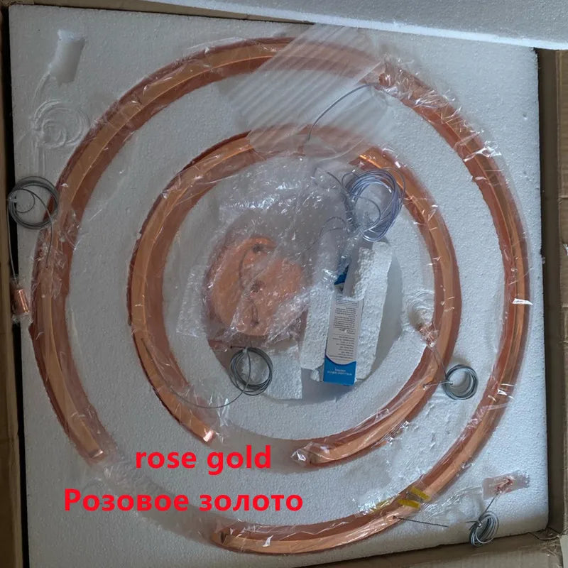 Afralia™ Nordic Ring LED Pendant Chandelier for Home Living Dining Kitchen Lighting