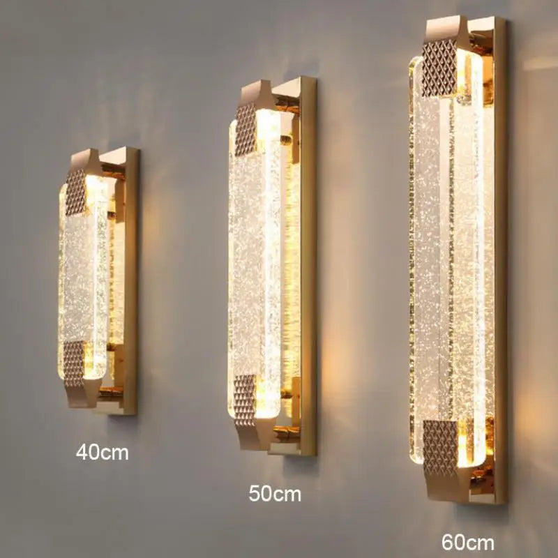 Afralia™ Bubble Glass LED Wall Lamp for Bedroom and Living Room Lighting