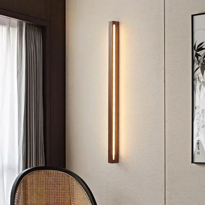Afralia™ LED Long Strip Wall Lamp: Modern Minimalist Indoor Lighting Fixture