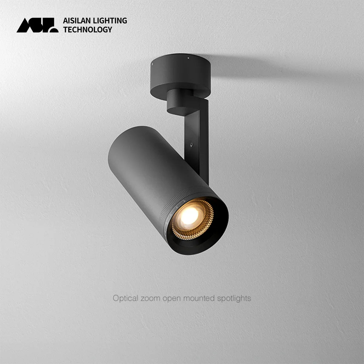 Afralia™ 12W Dimmable LED Ceiling Spotlight | Adjustable Beam Angle | CRI97 Black