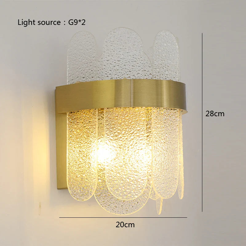Afralia™ Glass Pendant Chandelier for Ceiling: Elegant LED Lighting for Bedroom and Home Decor