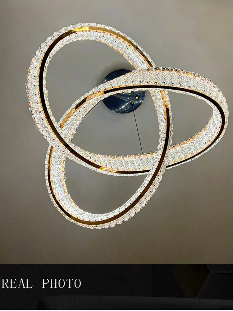Afralia™ Elegant Crystal Chandelier for Luxury Home Decoration