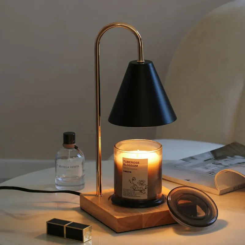 Afralia™ Retro Aromatherapy Wax Melting Lamp with Timer - Home Decor Essential.