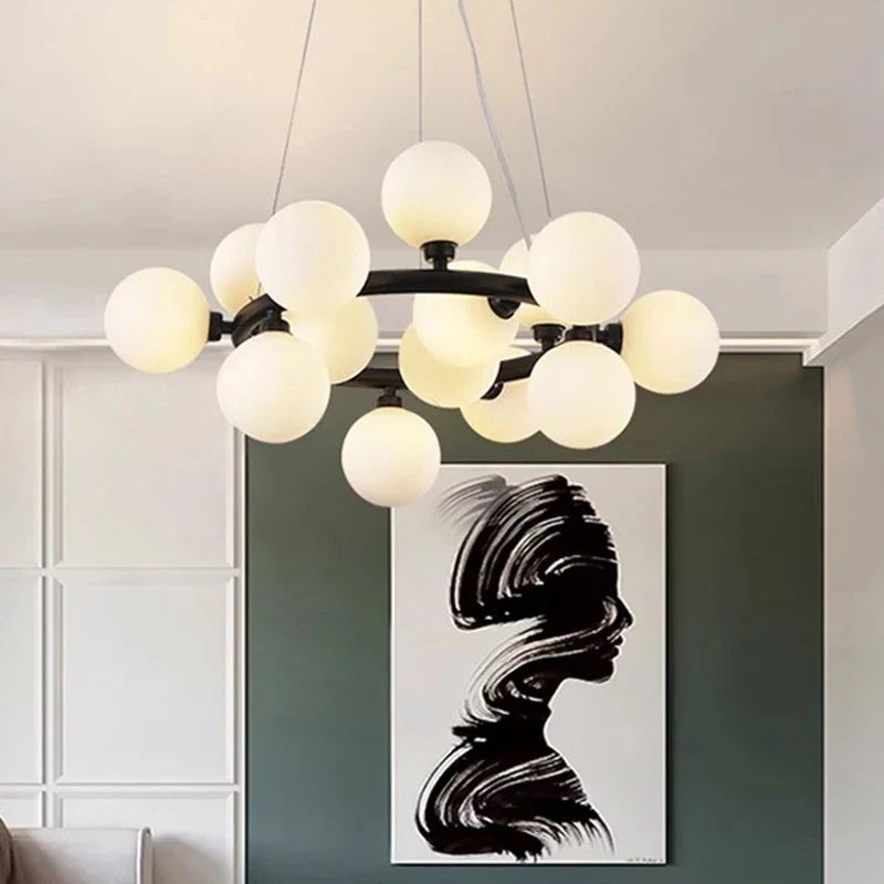 Afralia™ Modern LED Pendant Light Chandeliers for Living and Dining Room Lighting