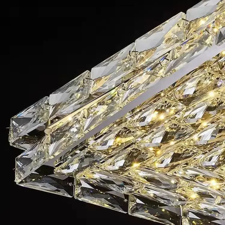 Afralia™ Crystal LED Ceiling Lights for Living Room Bedroom Dining Decor