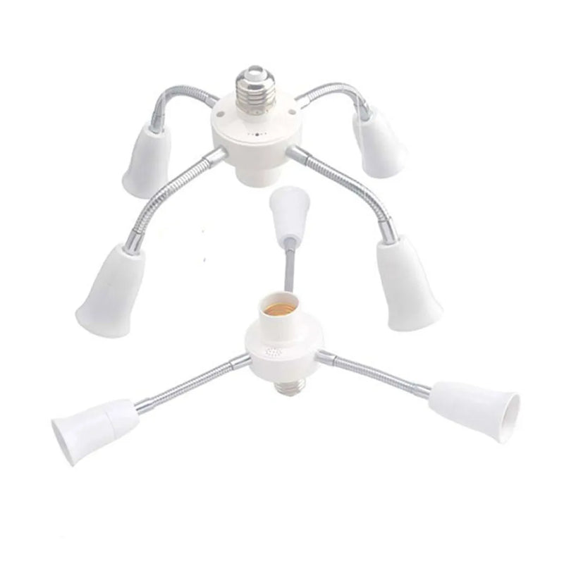 Afralia™ E27 Socket Splitter: Adjustable Multi-Light Bulb Adapter