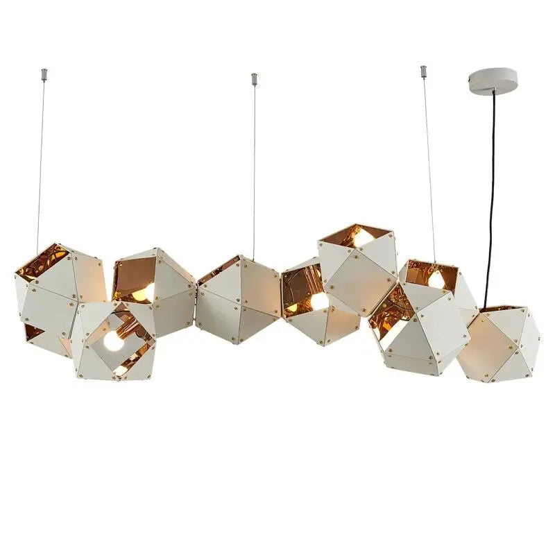 Afralia™ Cube LED Pendant Light: Art Deco Hanging Lamp for All-Match Style