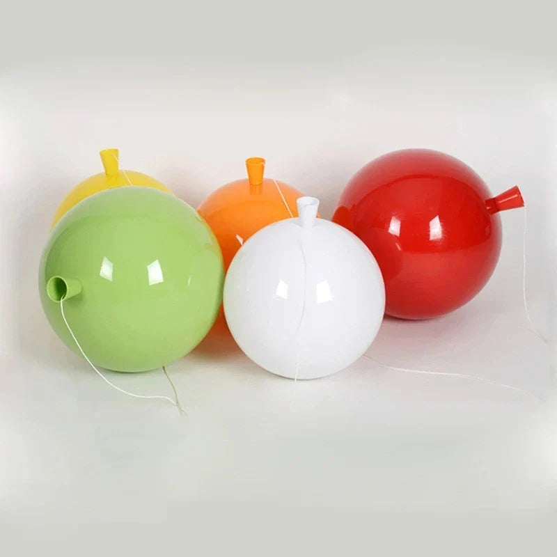 Afralia™ Colorful Balloon Memory LED Wall Lamp Pull Switch Bedroom Sconce E27 Bulbs