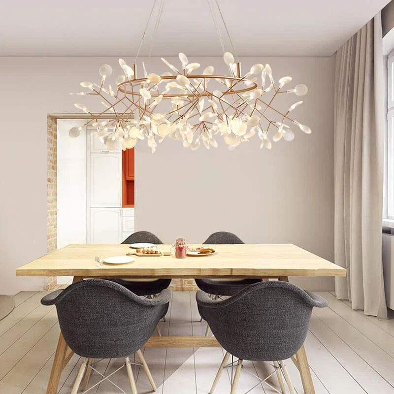 Afralia™ FireWorm Pendant Light: Modern Living Room Chandelier, Bedroom Decor Hanging Fixture