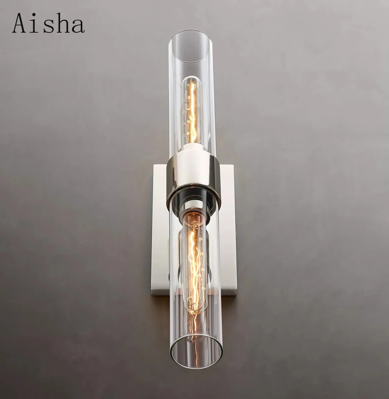 Afralia™ Modern Double Head Wall Sconce for Bedroom, Aisle, or Porch Décor