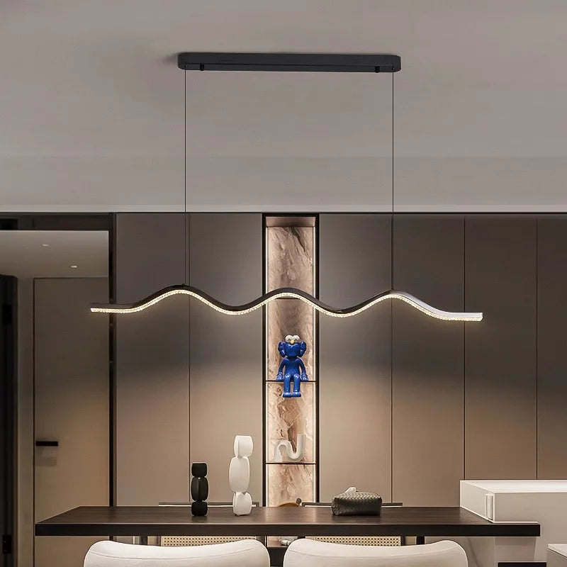 Afralia™ Modern LED Pendant Chandeliers for Living and Dining Rooms
