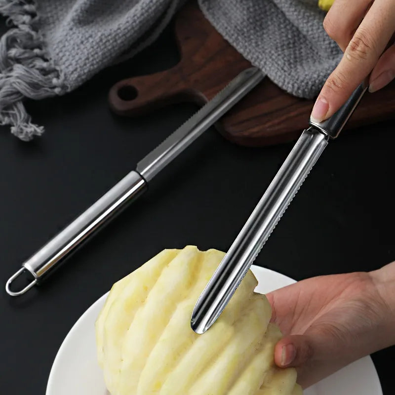 Afralia™ Stainless Steel Fruit Corer and Peeler Set